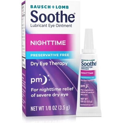 Bausch & Lomb - Soothe - Nighttime - 0.13 oz - Lubricant Eye Ointment Bausch & Lomb - Soothe - Nighttime - 0.13 oz - Lubricant Eye Ointment