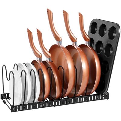 Generic - StorageRack - Organisateur de casseroles et poêles - Cuisine - Stockage - Publicité Generic - StorageRack - Organisateur de casseroles et poêles - Cuisine - Stockage - Publicité
