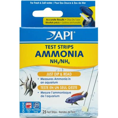 API Ammonia Test Strips - 25 Tests API Ammonia Test Strips - 25 Tests