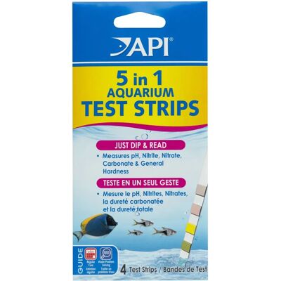 API 5 in 1 Aquarium Test Strips - Fish Water Test API 5 in 1 Aquarium Test Strips - Fish Water Test