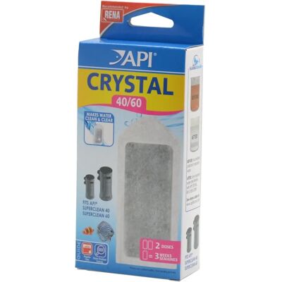 API - Crystal 40/60 - 2-pack - Filter Foam API - Crystal 40/60 - 2-pack - Filter Foam