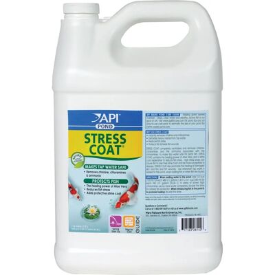 Pond Care Stress Coat Plus Fish & Tap Water Conditioner - 1 Gallon Pond Care Stress Coat Plus Fish & Tap Water Conditioner - 1 Gallon