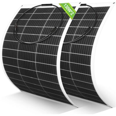ECO-WORTHY 260W Mono Pannello Solare Flessibile 12V - Modulo Fotovoltaico per Camper e Barca ECO-WORTHY 260W Mono Pannello Solare Flessibile 12V - Modulo Fotovoltaico per Camper e Barca