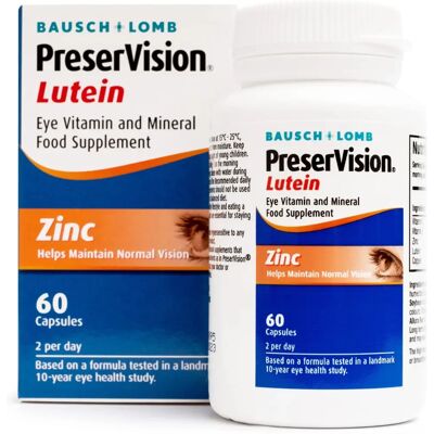 Bausch & Lomb PreserVision Lutein 60 Capsules - Vitamins & Supplements Bausch & Lomb PreserVision Lutein 60 Capsules - Vitamins & Supplements