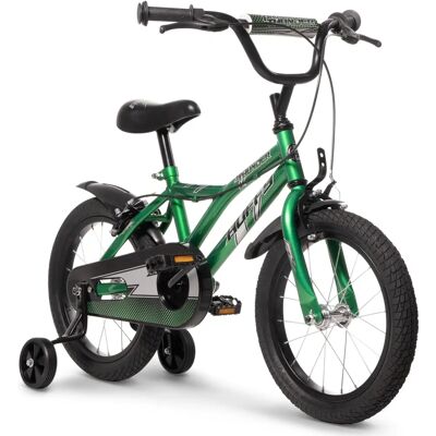 Bicicletta bambini Huffy Pro Thunder 16 pollici - Verde - Per 5-7 anni Bicicletta bambini Huffy Pro Thunder 16 pollici - Verde - Per 5-7 anni