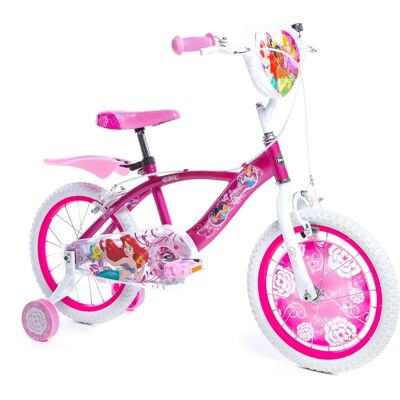 Disney Prinzessinnen 16-Zoll Mädchen Fahrrad - Stabilisatoren - Pink - Kinderrad Disney Prinzessinnen 16-Zoll Mädchen Fahrrad - Stabilisatoren - Pink - Kinderrad
