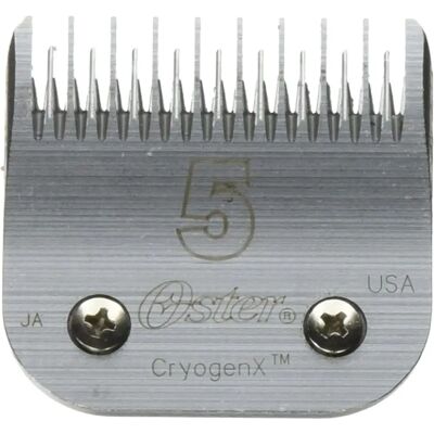 Oster Cryogenx N°5 Dog Fur Trimmer Head - 6.3mm - Compatible with Golden A5 Oster Cryogenx N°5 Dog Fur Trimmer Head - 6.3mm - Compatible with Golden A5