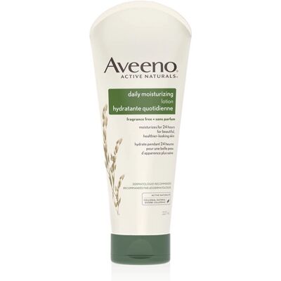 Aveeno - Daily Moisturizing Lotion - Sans parfum - Lotion corporelle - Publicité Aveeno - Daily Moisturizing Lotion - Sans parfum - Lotion corporelle - Publicité