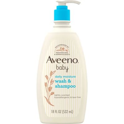 Aveeno Baby Daily Moisture - Baby Body Wash & Shampoo - Natural Oat Aveeno Baby Daily Moisture - Baby Body Wash & Shampoo - Natural Oat