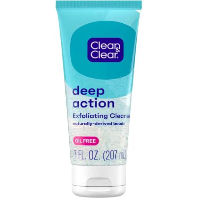 Clean & Clear Bezolejowy Głęboki Peeling do Twarzy - Peeling do Twarzy Clean & Clear Bezolejowy Głęboki Peeling do Twarzy - Peeling do Twarzy