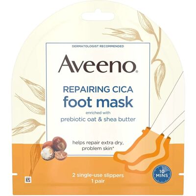 Aveeno Cica Masque pour les Pieds - Hydratant, Réparateur, Sensible - Publicité Aveeno Cica Masque pour les Pieds - Hydratant, Réparateur, Sensible - Publicité