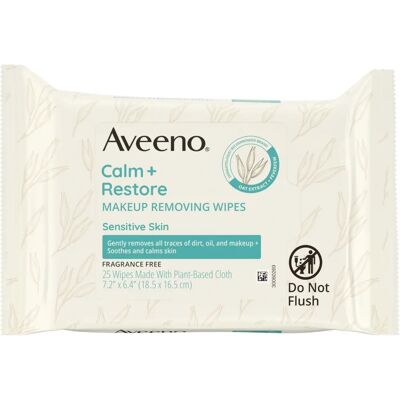 Aveeno - Calm + Restore - Makeup Remover Wipes Aveeno - Calm + Restore - Makeup Remover Wipes