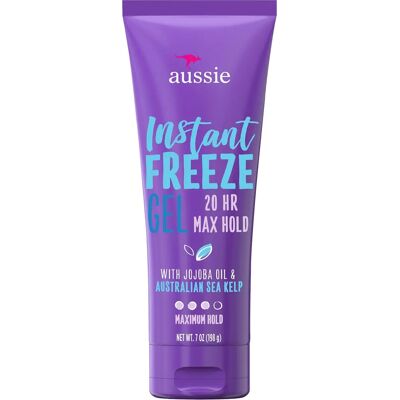 Aussie Huile de Jojoba et Varech Fixation Max - Gel pour Cheveux - Publicité Aussie Huile de Jojoba et Varech Fixation Max - Gel pour Cheveux - Publicité