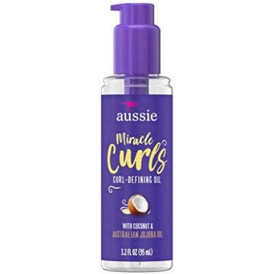 Aussie Miracle Curls Coconut Curl-Defining Oil - Hair Oil Aussie Miracle Curls Coconut Curl-Defining Oil - Hair Oil