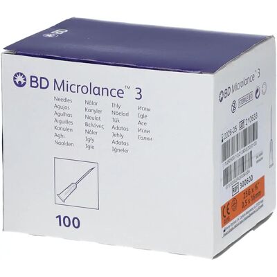 BD Microlance Oransje Nål 0,5mm x 16mm - Nåler BD Microlance Oransje Nål 0,5mm x 16mm - Nåler