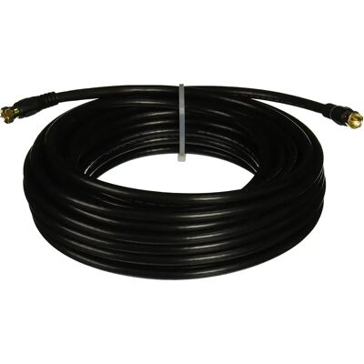 Monoprice 103034 Coaxial Cable - 15.2 m F-Pin Black Monoprice 103034 Coaxial Cable - 15.2 m F-Pin Black