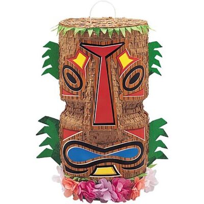 Unique Party 66107 Juego de fiesta Tiki - Decoración tropical Unique Party 66107 Juego de fiesta Tiki - Decoración tropical