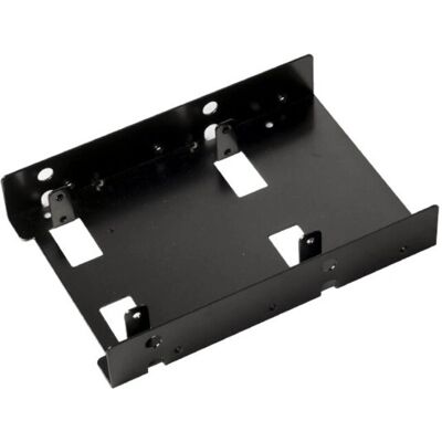 SilverStone SST-SDP08B - 3,5 Zoll zu 2×2,5 Zoll Laufwerksadapter SilverStone SST-SDP08B - 3,5 Zoll zu 2×2,5 Zoll Laufwerksadapter