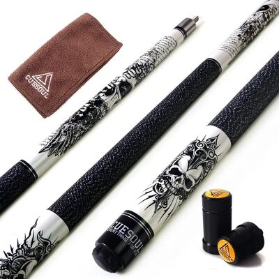 CUESOUL ROCKIN 57in Mapple Pool Cue 21oz Conjunto CUESOUL ROCKIN 57in Mapple Pool Cue 21oz Conjunto