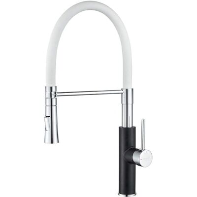 IBERGRIF M22115B-3 - Robinet de cuisine - Noir-Blanc - Publicité IBERGRIF M22115B-3 - Robinet de cuisine - Noir-Blanc - Publicité