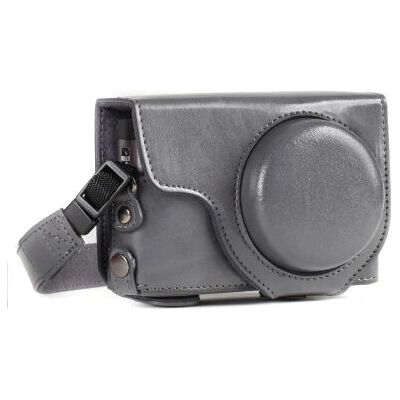 MegaGear MG1261 Estojo para câmera - Case de couro para Panasonic Lumix MegaGear MG1261 Estojo para câmera - Case de couro para Panasonic Lumix
