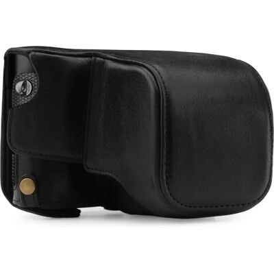 MegaGear Leica Q (tipo 116) Estojo de couro premium para câmera - Tipo de câmera MegaGear Leica Q (tipo 116) Estojo de couro premium para câmera - Tipo de câmera