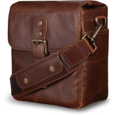 MegaGear MG1523 Bolsa para Câmera - Couro, Antichoque, Alça ajustável MegaGear MG1523 Bolsa para Câmera - Couro, Antichoque, Alça ajustável