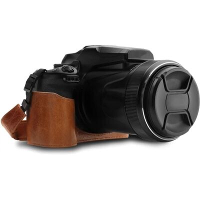 MegaGear MG1534 Nikon Coolpix P1000 Custodia in pelle - Borsa porta macchina MegaGear MG1534 Nikon Coolpix P1000 Custodia in pelle - Borsa porta macchina