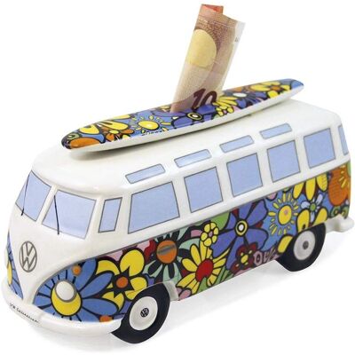 Brisa VW T1 Bus Tirelire - Planche de Surf - Tirelire - Publicité Brisa VW T1 Bus Tirelire - Planche de Surf - Tirelire - Publicité