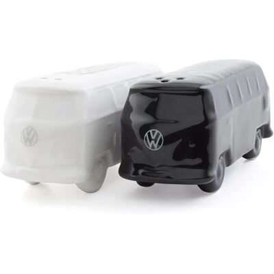 VW Collection T1 Bus Salt & Pepper Shaker Black / White - Salt & Pepper Shakers VW Collection T1 Bus Salt & Pepper Shaker Black / White - Salt & Pepper Shakers