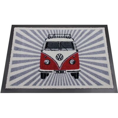 VW - Bulli rot/weiß - 70x50cm - Doormat - Publicité VW - Bulli rot/weiß - 70x50cm - Doormat - Publicité