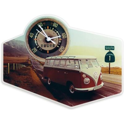Nostalgic Art - VW T1 BUS Muur Klok - Acryl Nostalgic Art - VW T1 BUS Muur Klok - Acryl
