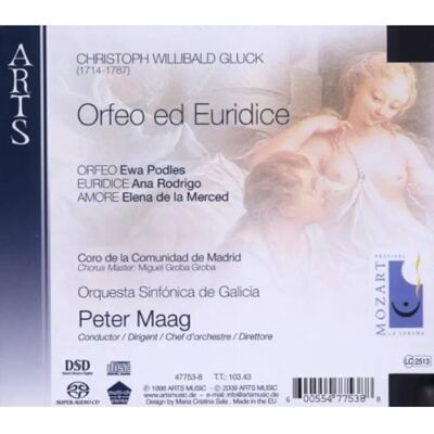 C&D Christoph Willibald Gluck Orfeo Ed Euridice - Music CD C&D Christoph Willibald Gluck Orfeo Ed Euridice - Music CD