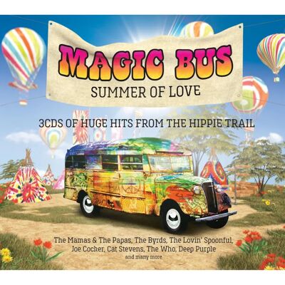 Artistes Divers Magic Bus Summer of Love - CD 3 Disques - Publicité Artistes Divers Magic Bus Summer of Love - CD 3 Disques - Publicité