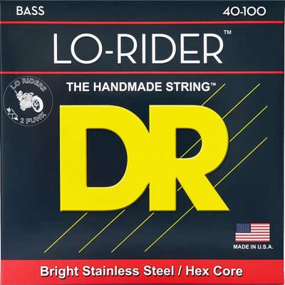 DR - LH-40 Lo-Rider Rustfrit Stål Basse Strenge - Let - 40-100 DR - LH-40 Lo-Rider Rustfrit Stål Basse Strenge - Let - 40-100