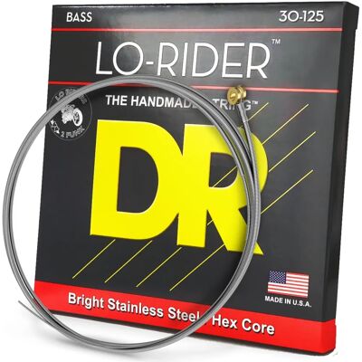 DR Strings MH6-30 Lo-Rider Bass Strenger - Bass Type DR Strings MH6-30 Lo-Rider Bass Strenger - Bass Type