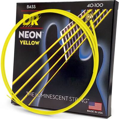 Cordes de basse Neon de la Marque DR - 040/100 - Publicité Cordes de basse Neon de la Marque DR - 040/100 - Publicité