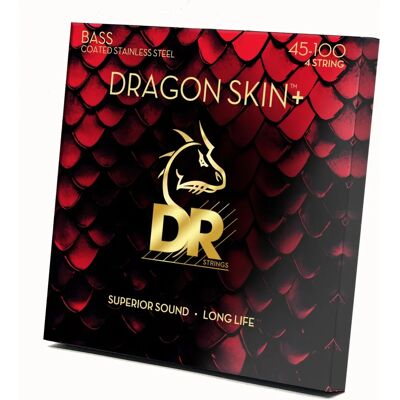 Cordes de basse DR Strings Dragon Skin+ DBS-45/100 - Publicité Cordes de basse DR Strings Dragon Skin+ DBS-45/100 - Publicité