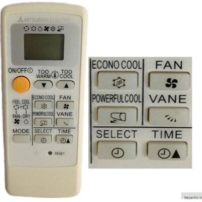 Mitsubishi Electric - KM04F KM09A - Télécommande - Publicité Mitsubishi Electric - KM04F KM09A - Télécommande - Publicité
