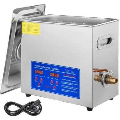 Vevor 6L Ultrasonic Korujen Puhdistin Digitaalisen Lämmittimen ja Ajastimen kanssa Vevor 6L Ultrasonic Korujen Puhdistin Digitaalisen Lämmittimen ja Ajastimen kanssa