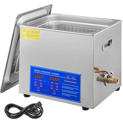Vevor Digitaalinen Ultraäänipuhdistin Koruille - 10L Vevor Digitaalinen Ultraäänipuhdistin Koruille - 10L