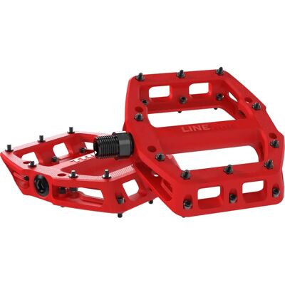 Trek Line Elite Platform Pedaler Rød - 15mm 9/16" MTB Trek Line Elite Platform Pedaler Rød - 15mm 9/16" MTB