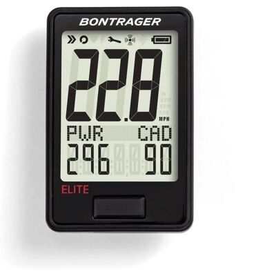 Bontrager RIDEtime Elite Fahrradcomputer - Großes Display, ANT+ kompatibel, Datenübertragung, Auto Start/Stop Bontrager RIDEtime Elite Fahrradcomputer - Großes Display, ANT+ kompatibel, Datenübertragung, Auto Start/Stop
