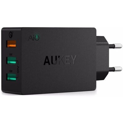 Cargador de Pared AUKEY PA-T14 de Carga Rápida - Smartphone, Tableta, Netbook Cargador de Pared AUKEY PA-T14 de Carga Rápida - Smartphone, Tableta, Netbook