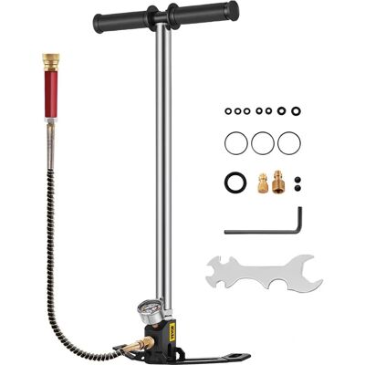 Vevor 3-stufige PCP Hand Stirrup Fahrradpumpe - Fahrradpumpe Vevor 3-stufige PCP Hand Stirrup Fahrradpumpe - Fahrradpumpe