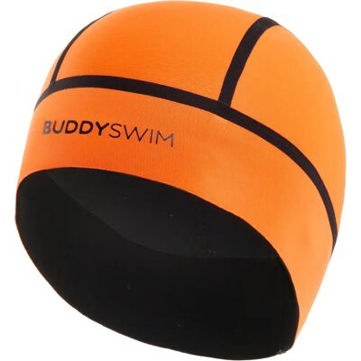 Bonnet de natation en néoprène Buddyswim Orange - Thermique 2,5mm - Publicité Bonnet de natation en néoprène Buddyswim Orange - Thermique 2,5mm - Publicité