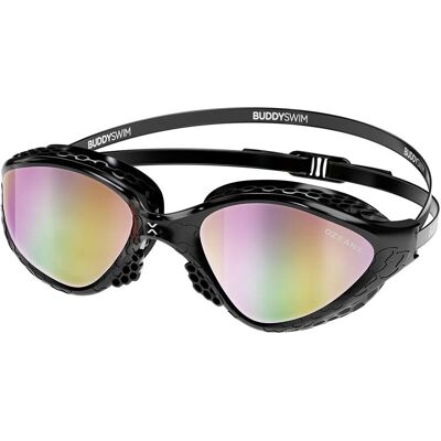 Buddyswim OzeanX Mirror Black / Iridium Swim Goggles - Swim goggles Buddyswim OzeanX Mirror Black / Iridium Swim Goggles - Swim goggles