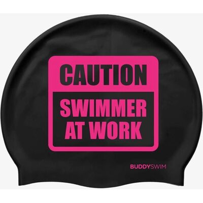 Bonnet de natation en silicone BuddySwim CSW - Résistant à l'eau et vif - Publicité Bonnet de natation en silicone BuddySwim CSW - Résistant à l'eau et vif - Publicité