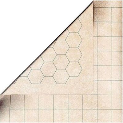 Chessex Carrés et Hexagones Réversibles - 38mm - Tapis de Jeu - Publicité Chessex Carrés et Hexagones Réversibles - 38mm - Tapis de Jeu - Publicité