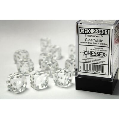 Chessex 23601 Würfelset - 12 Stück Chessex 23601 Würfelset - 12 Stück